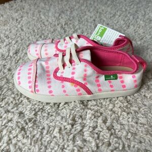Girls size 12 Sanuk Lil Mollie Prints Slip on Shoes NWT